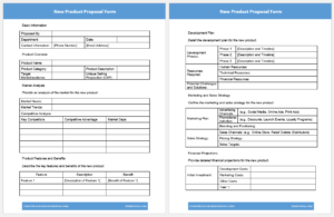 New Product Proposal Form