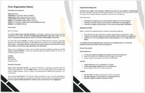 Foundation Grant Proposal Form